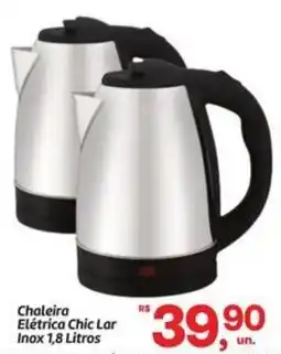 Fort Atacadista Chaleira Elétrica Chic Lar Inox oferta