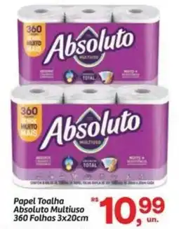 Fort Atacadista Papel Toalha Absoluto Multiuso 360 Folhas oferta