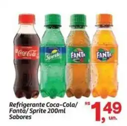 Fort Atacadista Refrigerante Coca-Cola/ Fanta/Sprite Sabores oferta