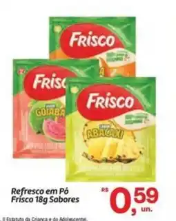 Fort Atacadista Refresco em Pó Frisco Sabores oferta