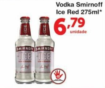 Roldão Vodka Smirnoff Ice Red 275ml oferta