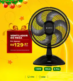 Casa e Vídeo Ventilador de mesa oferta