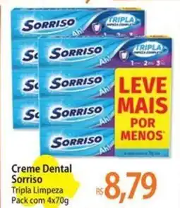 Atacadão Creme Dental Sorriso oferta