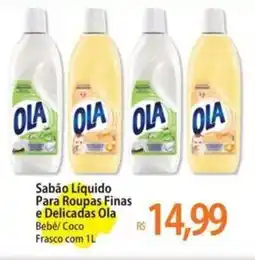 Atacadão Sabão Líquido Para Roupas Finas e Delicadas Ola oferta