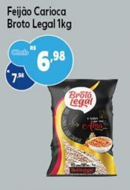Feijao Carioca Broto Legal 1kg