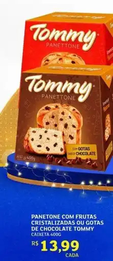 Assaí Atacadista Panetone com frutas cristalizadas ou gotas de chocolate tommy caixeta oferta