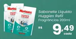 Atacadão Dia a Dia Sabonete Líquido Huggies Refil Fragrâncias oferta