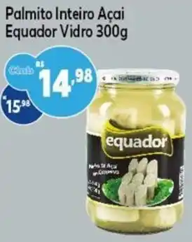 Palmito Inteiro Acai Equador Vidro 300g