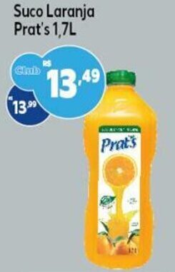 Suco Laranja Prat's 1.7L