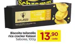 Carrefour Biscoito tailandês rice cracker Kalassi Sabores, oferta