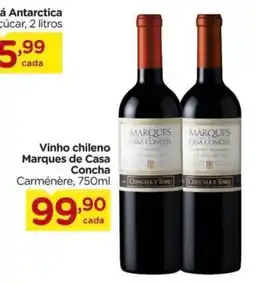Carrefour Vinho chileno Marques de Casa Concha Carménère, oferta