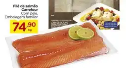 Carrefour Filé de salmão Carrefour oferta