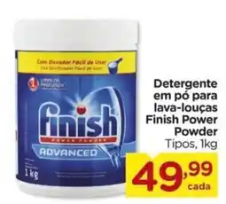 Carrefour Detergente em pó para lava-louças Finish Power Powder Tipos, oferta