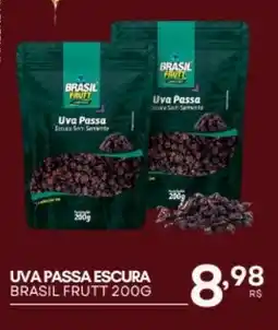 Mercadão Atacadista Uva passa escura brasil frutt oferta