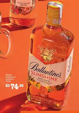 Supermercados Pague Menos Whisky Ballantine's Sunshine oferta