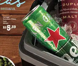 Supermercados Pague Menos Cerveja Heineken Pilsen oferta