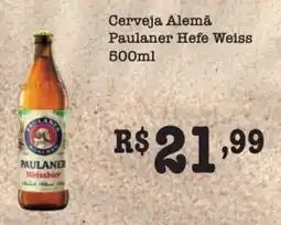 Supermercados Pague Menos Cerveja Alemã Paulaner Hefe Weiss oferta