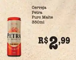 Supermercados Pague Menos Cerveja Petra Puro Malte oferta