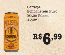 Supermercados Pague Menos Cerveja Schornstein Puro Malte Pilsen oferta