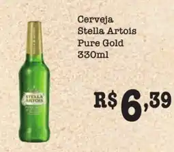 Supermercados Pague Menos Cerveja Stella Artois Pure Gold oferta