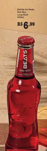 Supermercados Pague Menos Bebida Ice Beats Red Mix Long Neck oferta