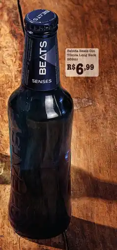 Supermercados Pague Menos Bebida Beats Gin Tônica Long Neck oferta