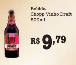 Supermercados Pague Menos Bebida Chopp Vinho Draft oferta