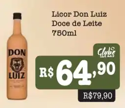 Supermercados Pague Menos Licor Don Luiz Doce de Leite oferta