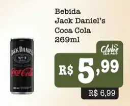 Supermercados Pague Menos Bebida Jack Daniel's Coca-Cola oferta
