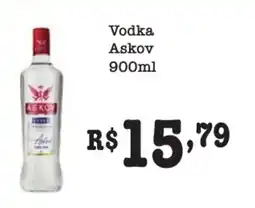 Supermercados Pague Menos Vodka Askov oferta