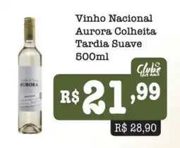 Supermercados Pague Menos Vinho Nacional Aurora Colheita Tardia Suave oferta