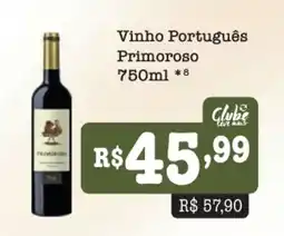 Supermercados Pague Menos Vinho Português Primoroso oferta