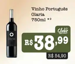 Supermercados Pague Menos Vinho Português Olaria oferta
