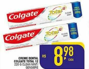 Mercantil Rodrigues Creme Dental Colgate Total 12 oferta