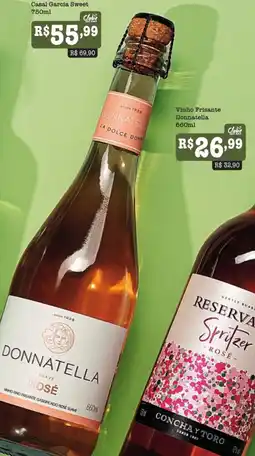 Supermercados Pague Menos Vinho Frisante Donnatella oferta