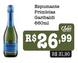 Supermercados Pague Menos Espumante Primícias Garibaldi oferta