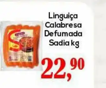 Semar Supermercado Linguiça Calabresa Defumada Sadia oferta