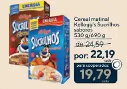 Coop Cereal matinal Kellogg's Sucrilhos sabores oferta