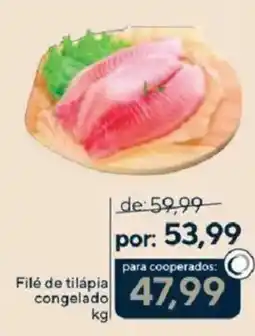 Coop Filé tilápia para cooperados: oferta