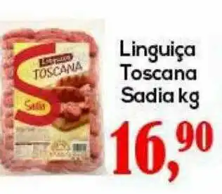 Semar Supermercado Linguiça Tocana Sadia oferta