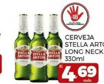 Supermercados Avenida Cerveja Stella Artois Long Neck oferta
