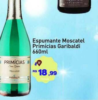 Espumante Moscatel Primícias Garibaldi