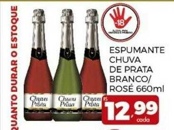 Supermercados Avenida Espumante Chuva De Prata Branco Rosé oferta