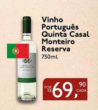 Perini Vinho Português Quinta Casal Monteiro Reserva oferta