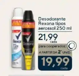 Coop Desodorante Rexona tipos aerossol oferta