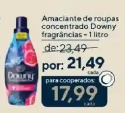 Coop Amaciante de roupas concentrado Downy fragrâncias oferta