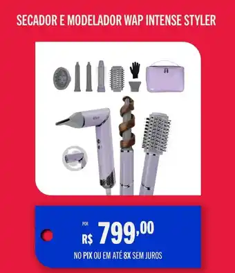 Secador e modelador wap intense styler