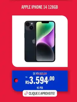 Casas Bahia Apple iphone 14 128gb oferta