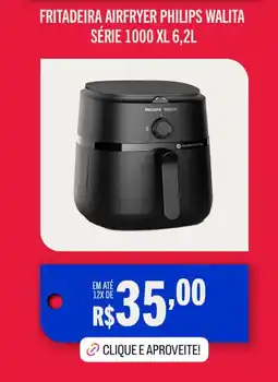 Casas Bahia Fritadeira airfryer philips walita série 1000 xl oferta