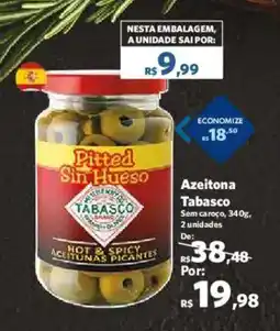 Sam's Club Azeitona Tabasco Sem caroço, oferta